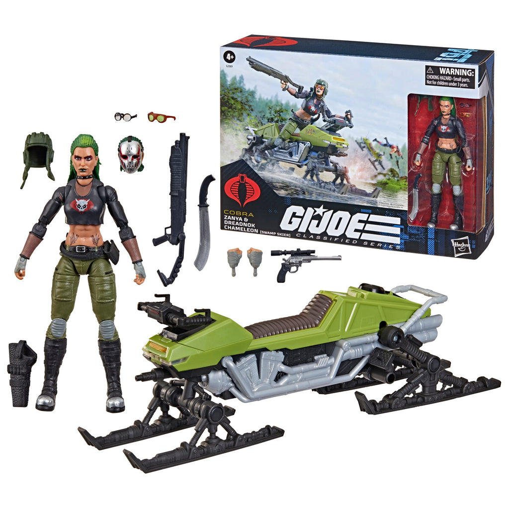G.I. Joe Classified Series #194, Zanya and Dreadnok Chameleon (Swamp Skier)