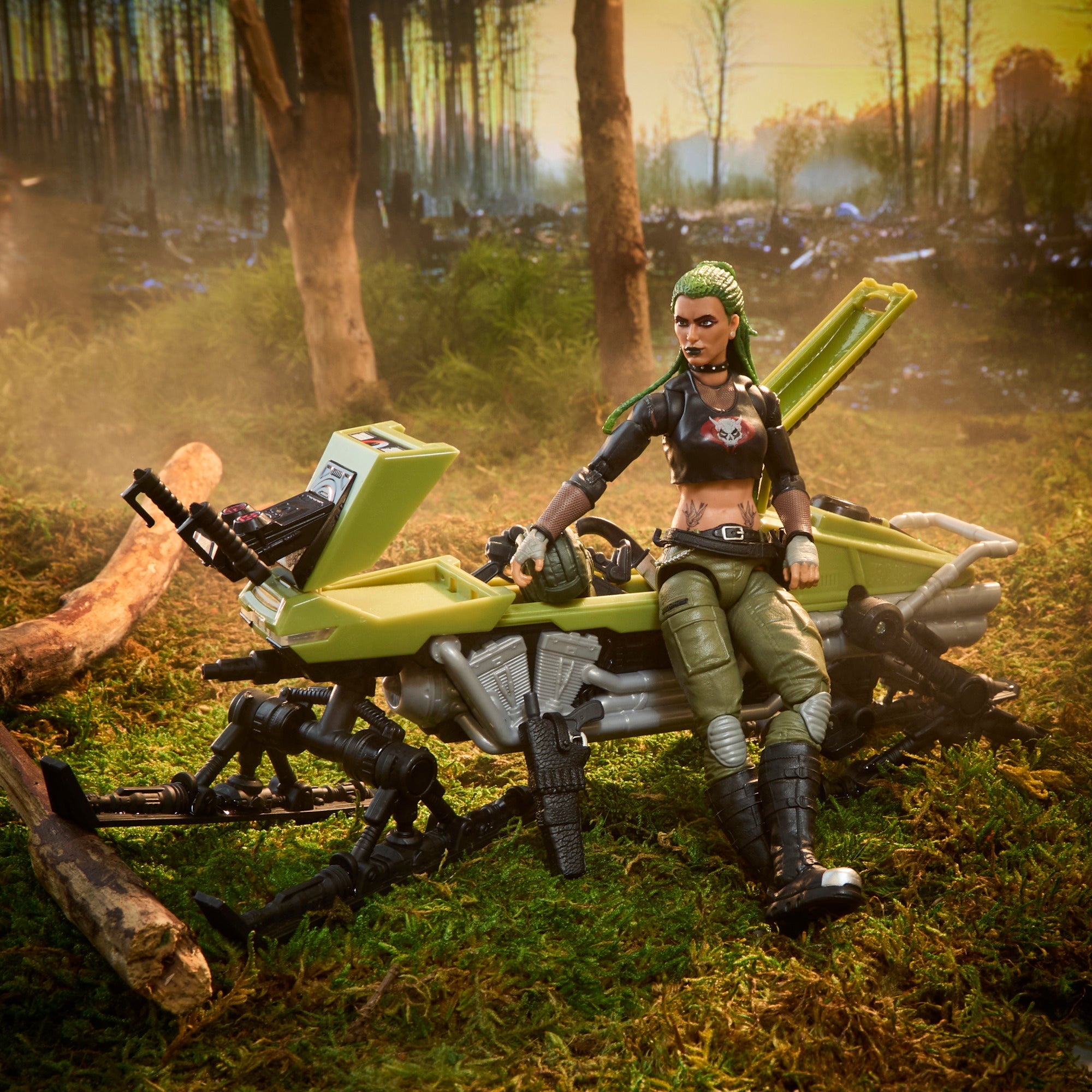 G.I. Joe Classified Series #194, Zanya and Dreadnok Chameleon (Swamp Skier)