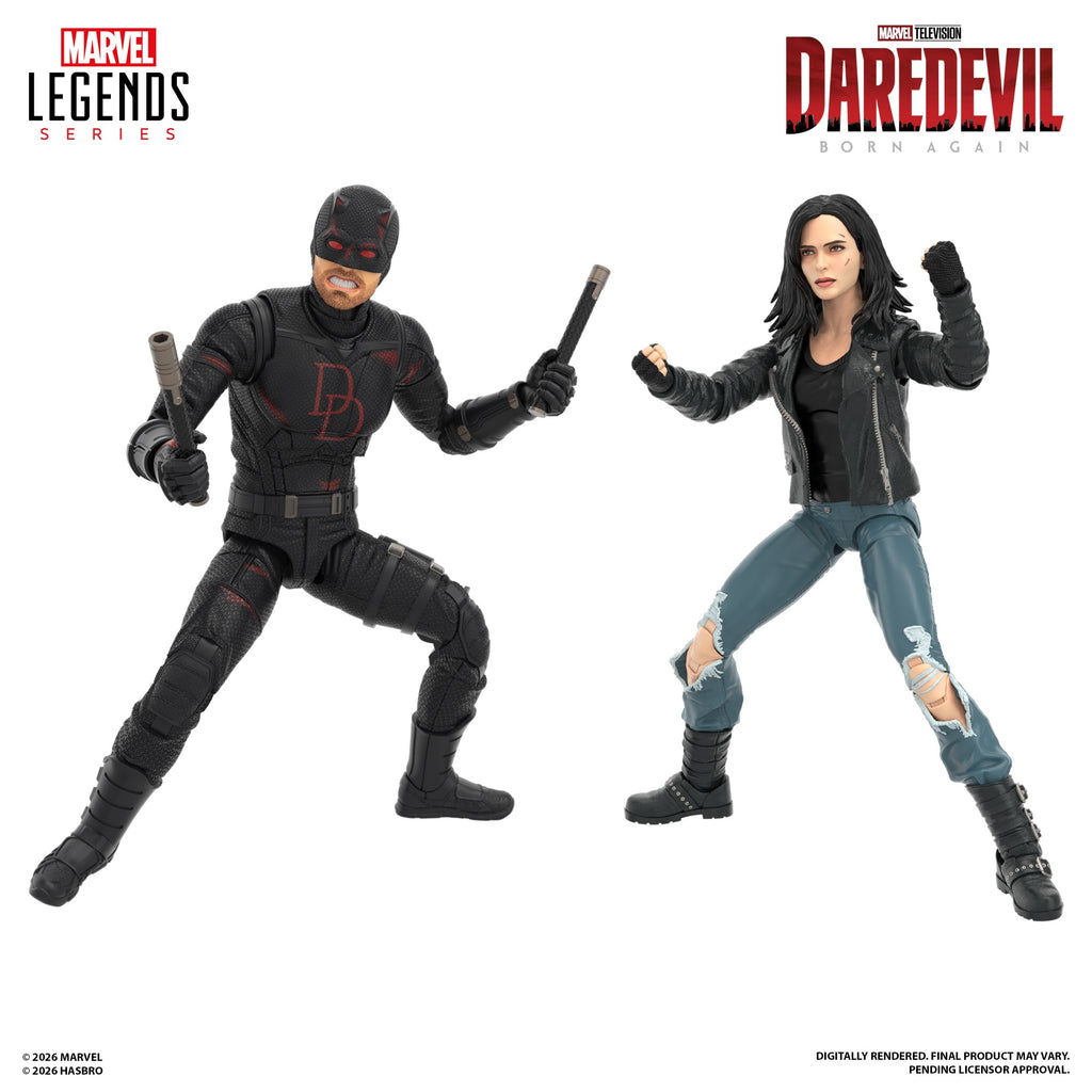 Marvel Legends Series Daredevil: Born Again Daredevil & Jessica Jones Action Figure 2-Pack