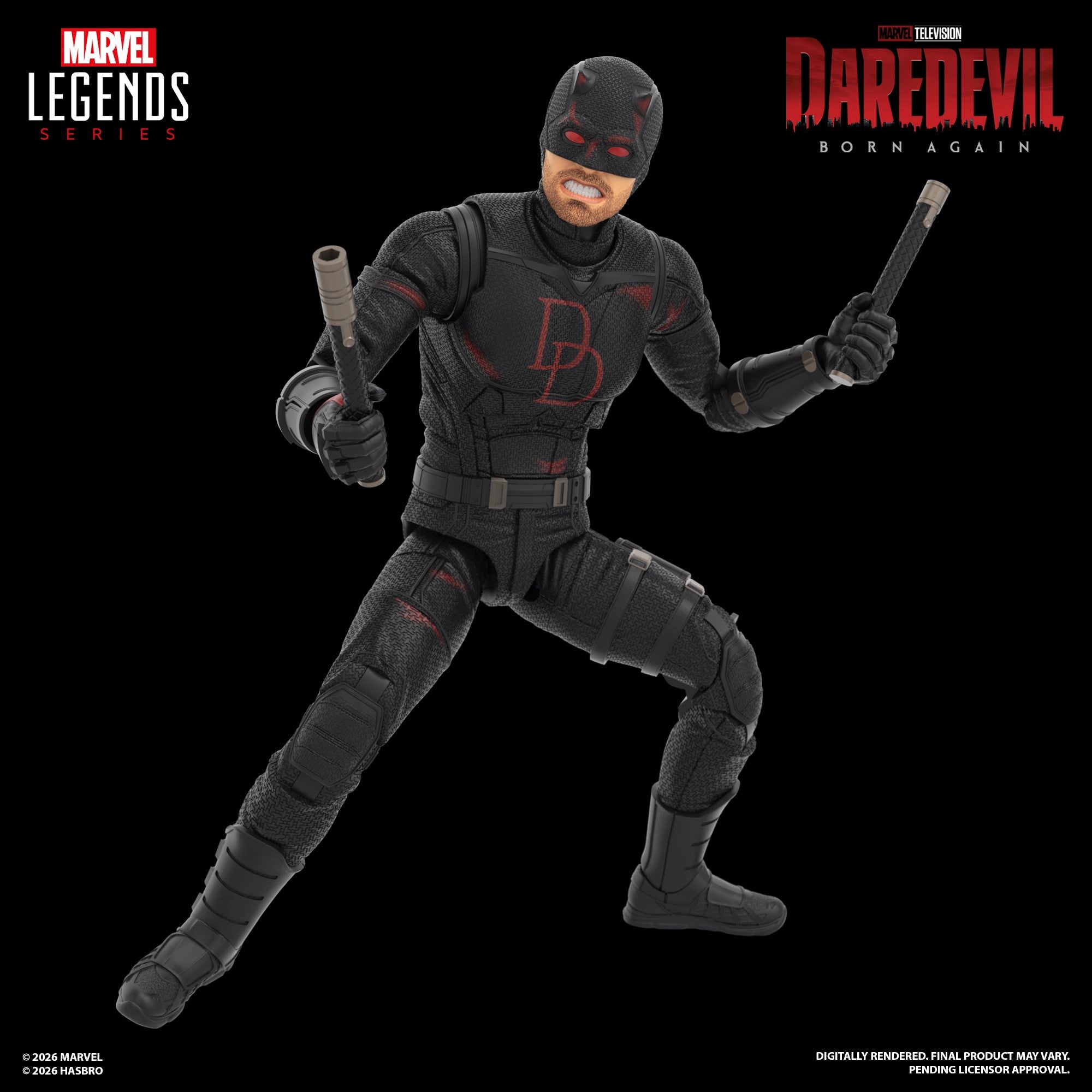 Marvel Legends Series Daredevil: Born Again Daredevil & Jessica Jones Action Figure 2-Pack