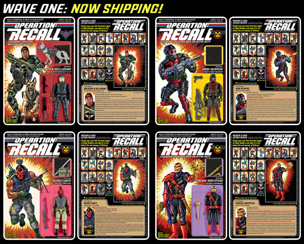 Operation: Recall – Wave One Bundle (Pecan Mzimu Variant) – 4 Figures