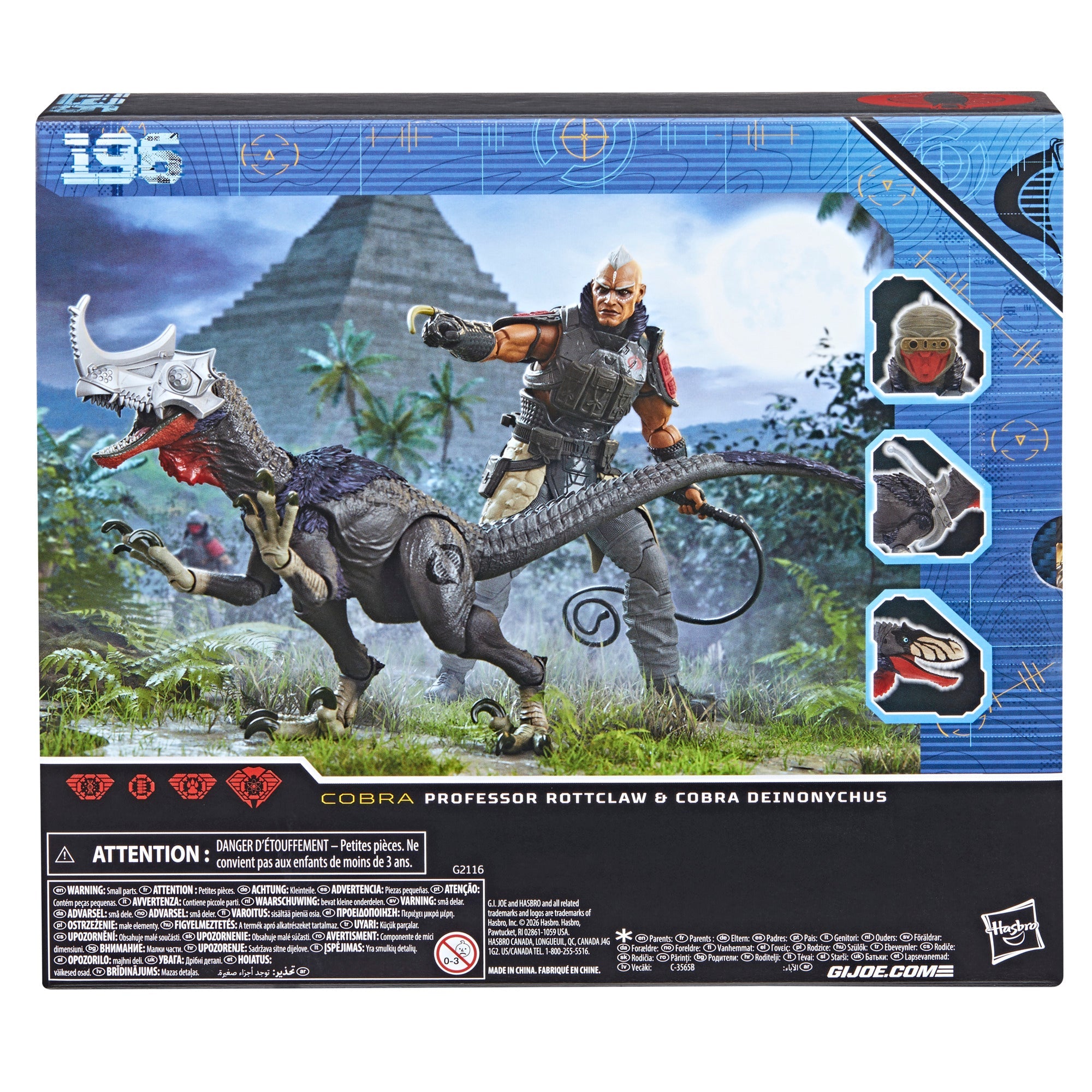 G.I. Joe Classified Series #196, Professor Rottclaw & Cobra Deinonychus