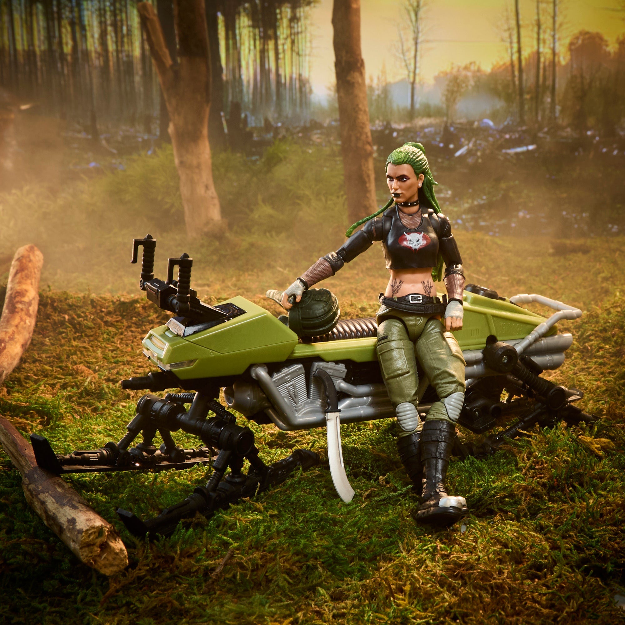 G.I. Joe Classified Series #194, Zanya and Dreadnok Chameleon (Swamp Skier)
