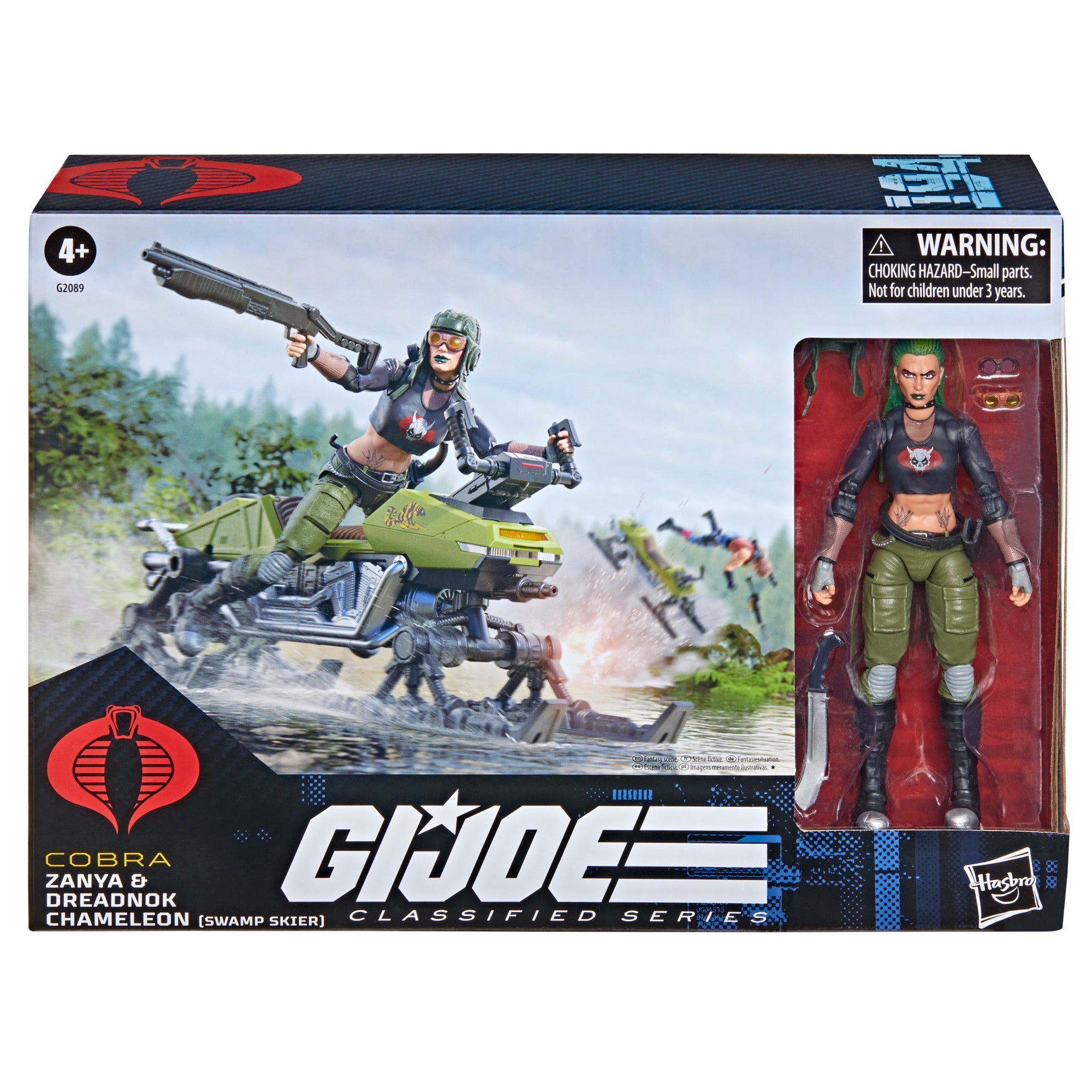 G.I. Joe Classified Series #194, Zanya and Dreadnok Chameleon (Swamp Skier)