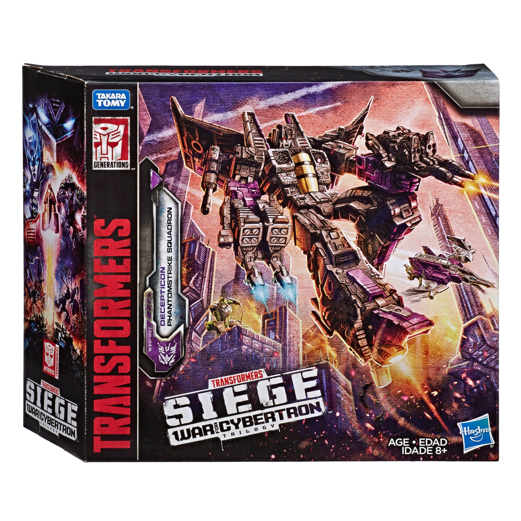 Transformers Generations War for Cybertron Voyager WFC-S27 Decepticon Phantomstrike Squadron 4-Pack - Final Strike Figure Series: Part 2 Skywarp