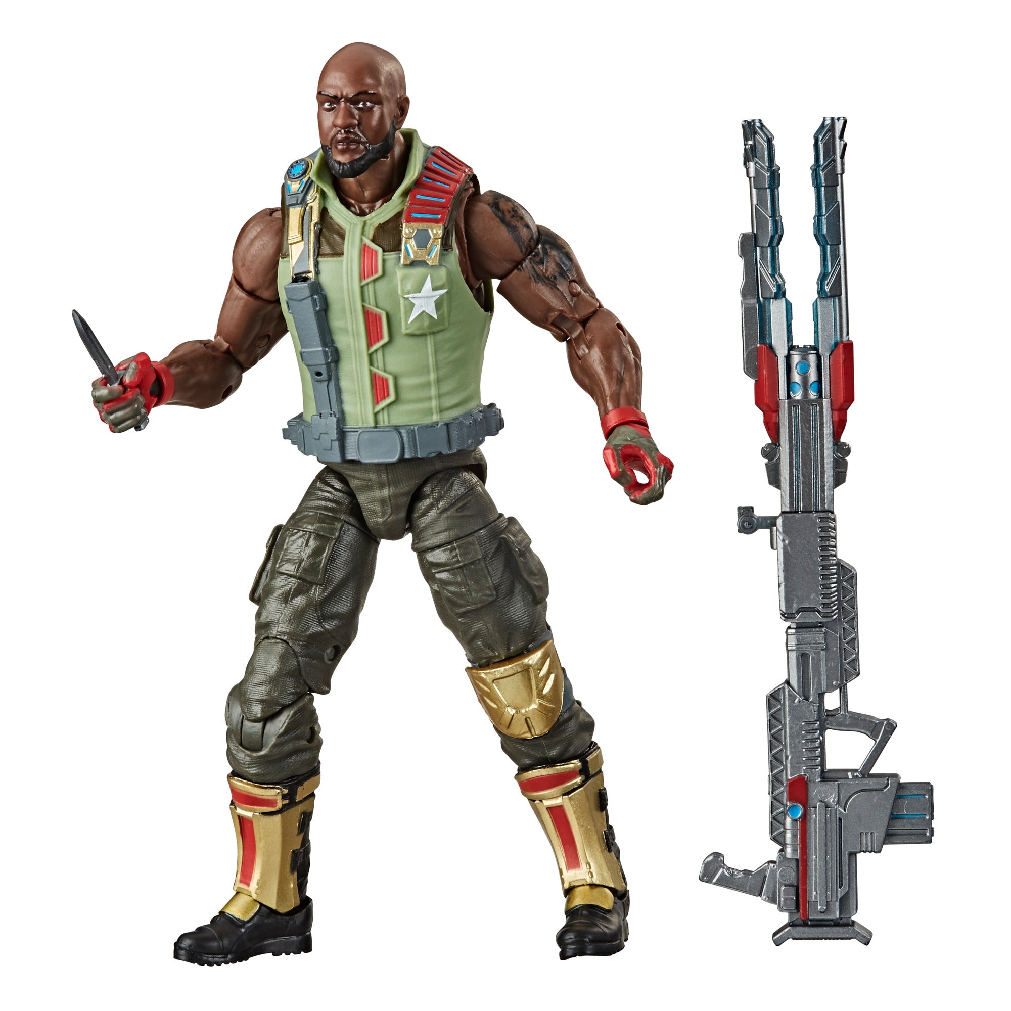 G.I. Joe Classified Series Roadblock Action Figure #01 Collectible Toy with Multiple Accessories