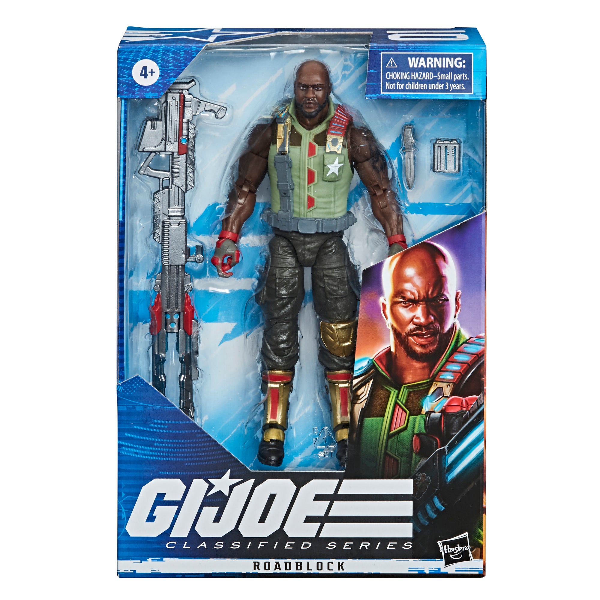 G.I. Joe Classified Series Roadblock Action Figure #01 Collectible Toy with Multiple Accessories