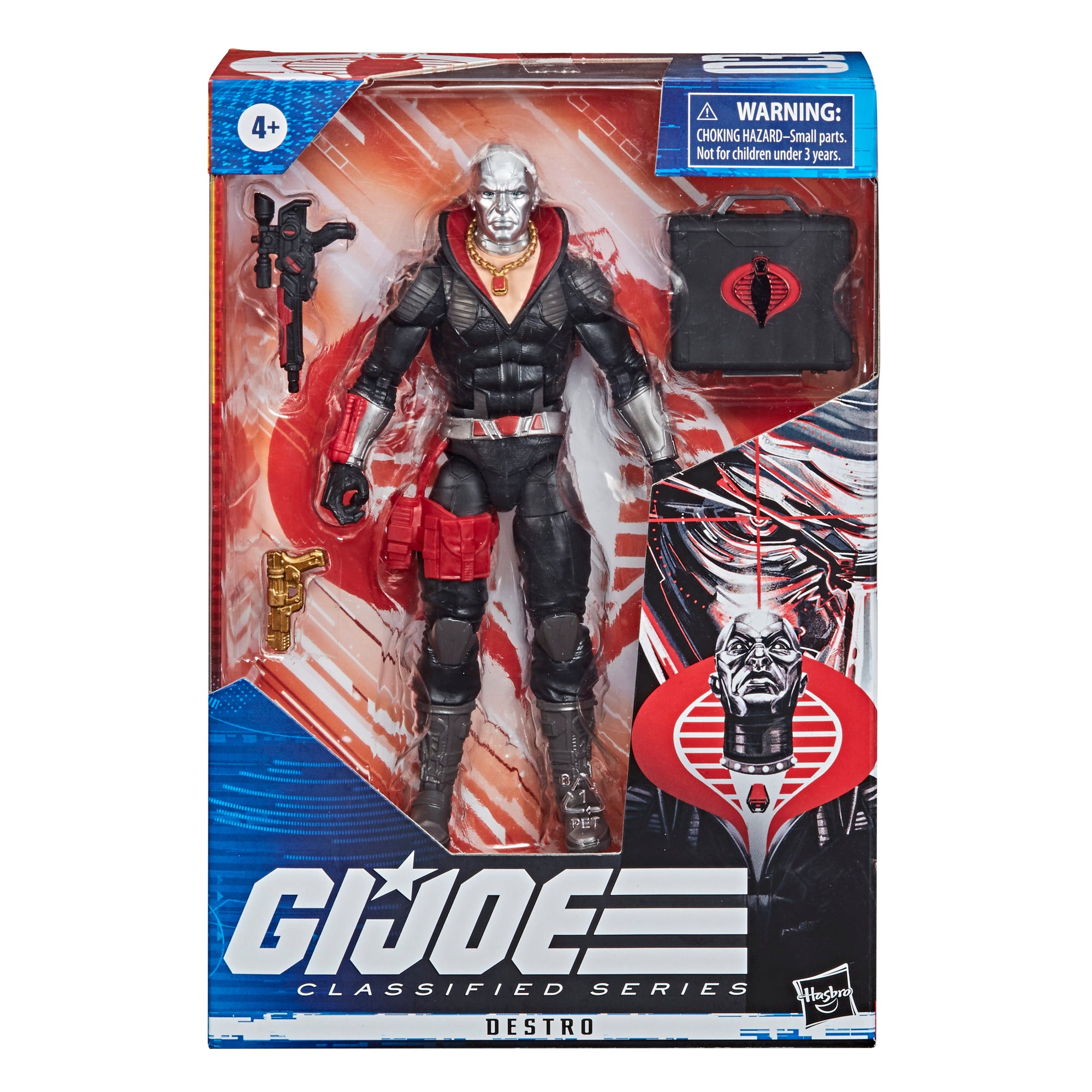 G.I. Joe Classified Series Destro Action Figure #03 Collectible Toy with Multiple Accessories