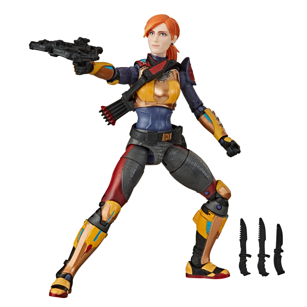 G.I. Joe Classified Series Scarlett Action Figure #05 Collectible Toy with Multiple Accessories