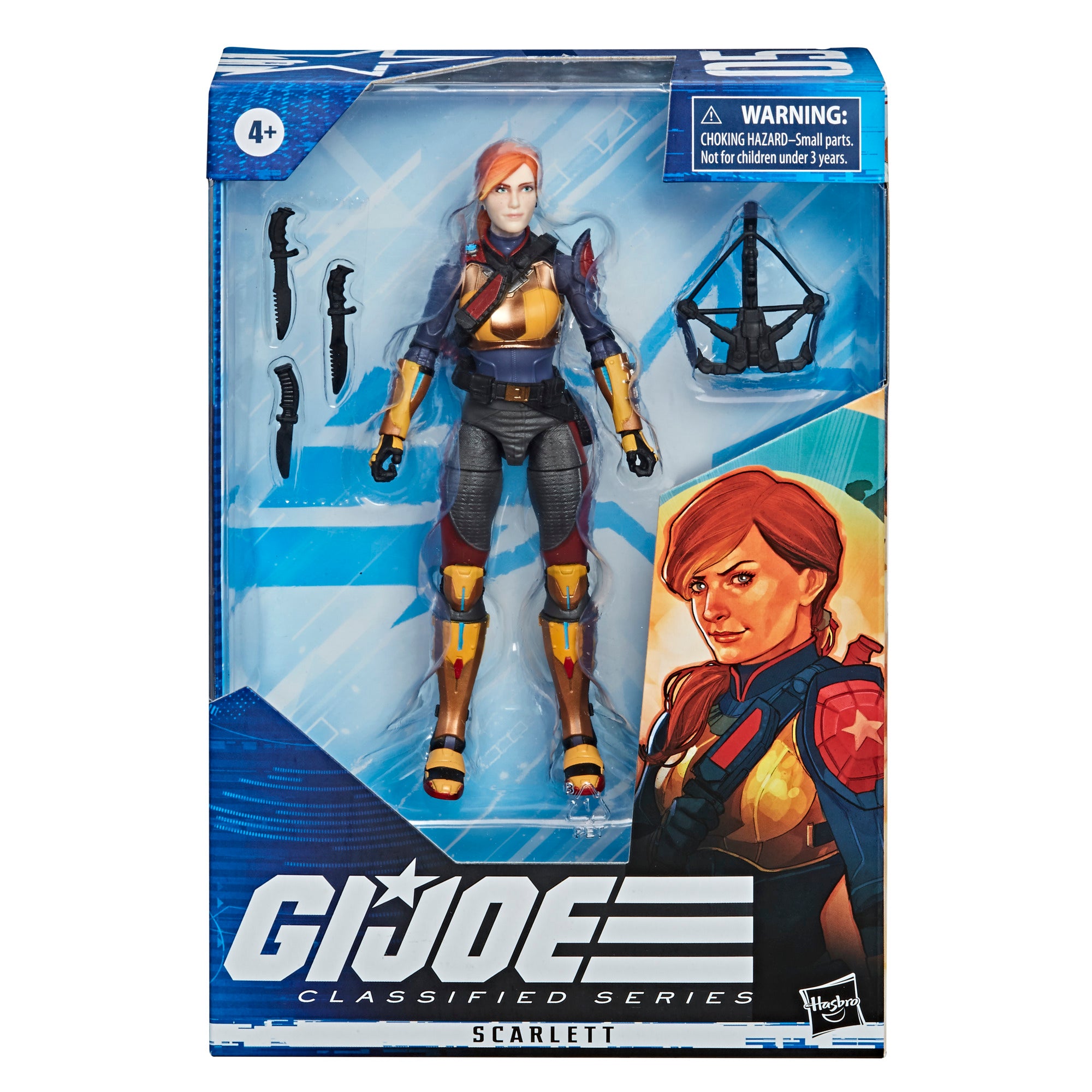 G.I. Joe Classified Series Scarlett Action Figure #05 Collectible Toy with Multiple Accessories