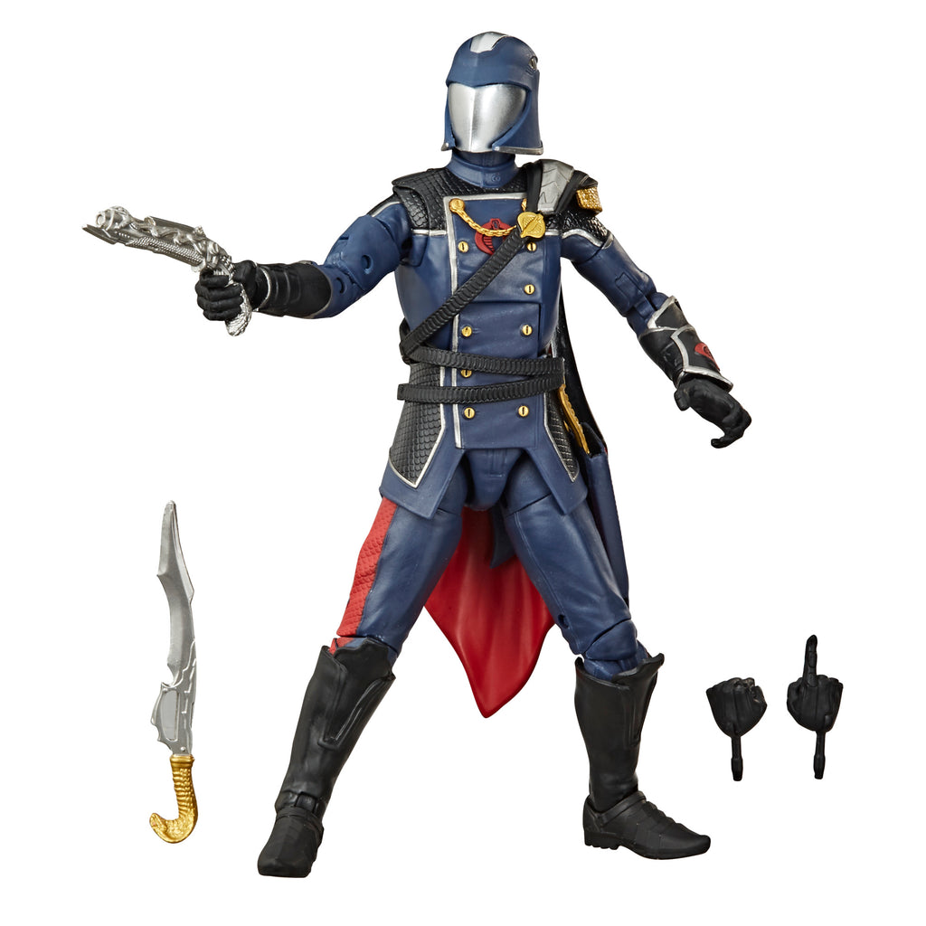 G.I. Joe Classified Series Cobra Commander Action Figure #06 Collectible Toy with Multiple Accessories