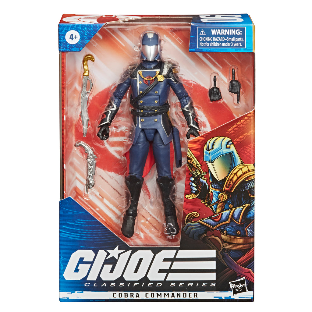 G.I. Joe Classified Series Cobra Commander Action Figure #06 Collectible Toy with Multiple Accessories