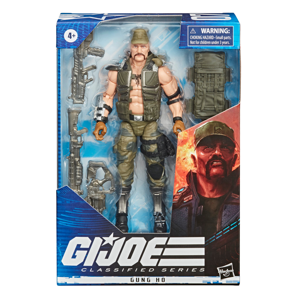 G.I. Joe Classified Series Gung Ho Action Figure #07 Collectible Toy with Multiple Accessories