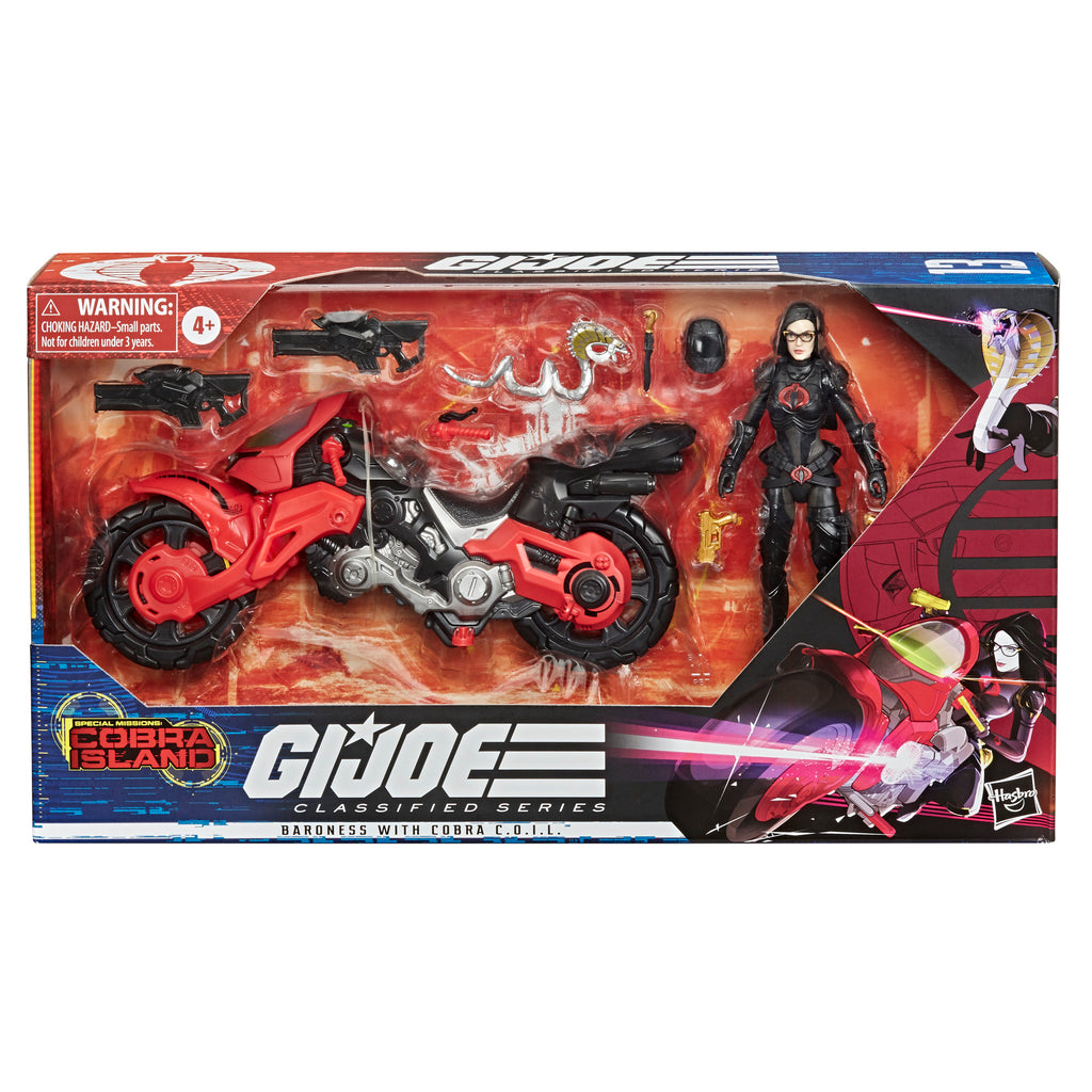 G.I. Joe Classified Series Special Missions: Cobra Island Baroness with C.O.I.L. Figure and Vehicle Set #13