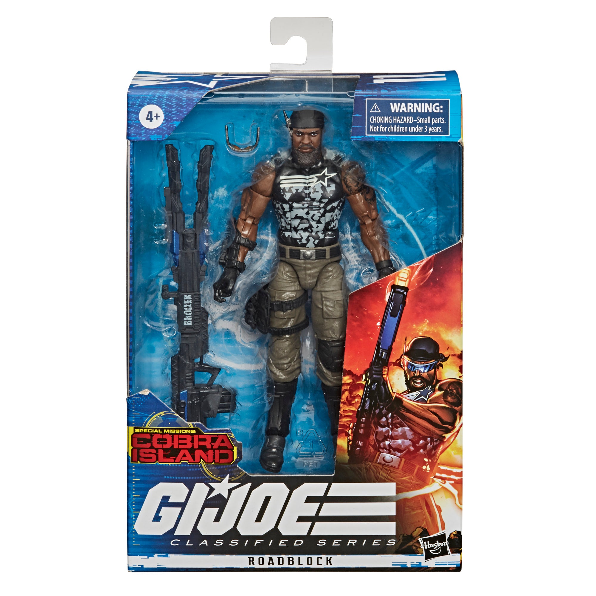 G.I. Joe Classified Series Special Missions: Cobra Island Roadblock Action Figure #11 Collectible Toy with Multiple Accessories
