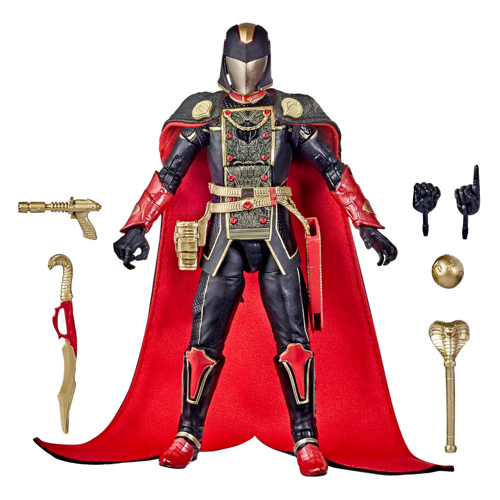 G.I. Joe Classified Series Snake Supreme Cobra Commander Action Figure #09 Collectible Toy with Multiple Accessories