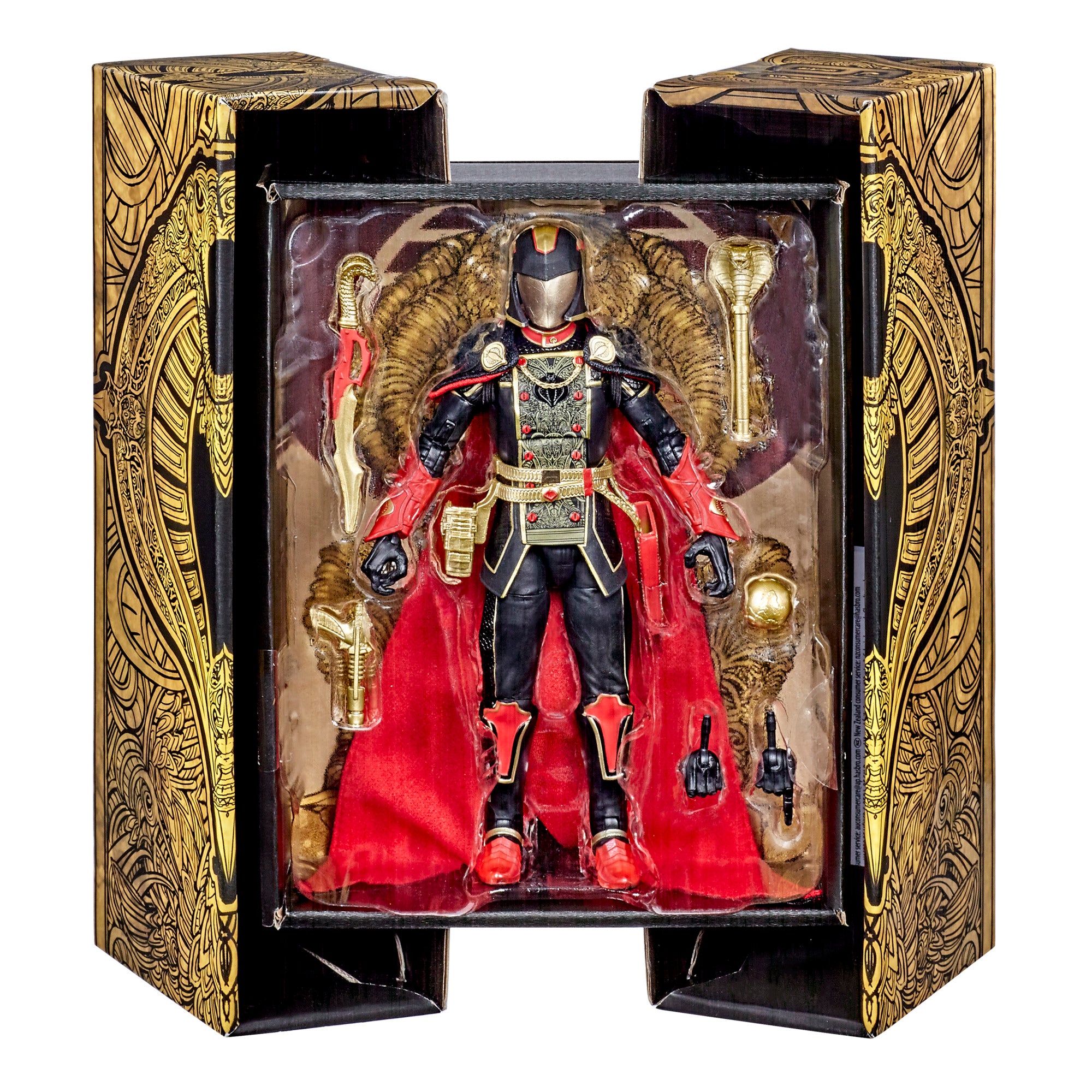 G.I. Joe Classified Series Snake Supreme Cobra Commander Action Figure #09 Collectible Toy with Multiple Accessories
