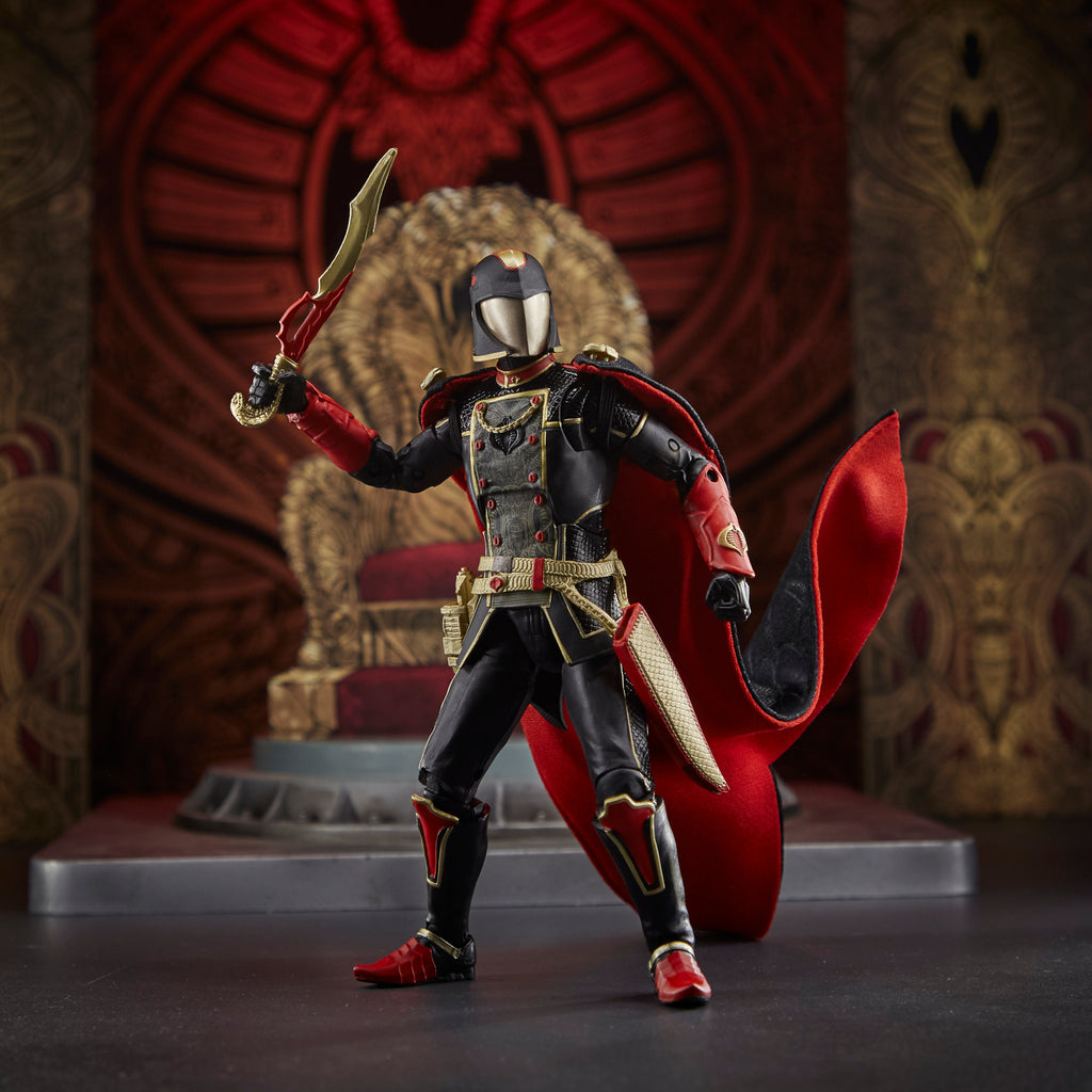 G.I. Joe Classified Series Snake Supreme Cobra Commander Action Figure #09 Collectible Toy with Multiple Accessories