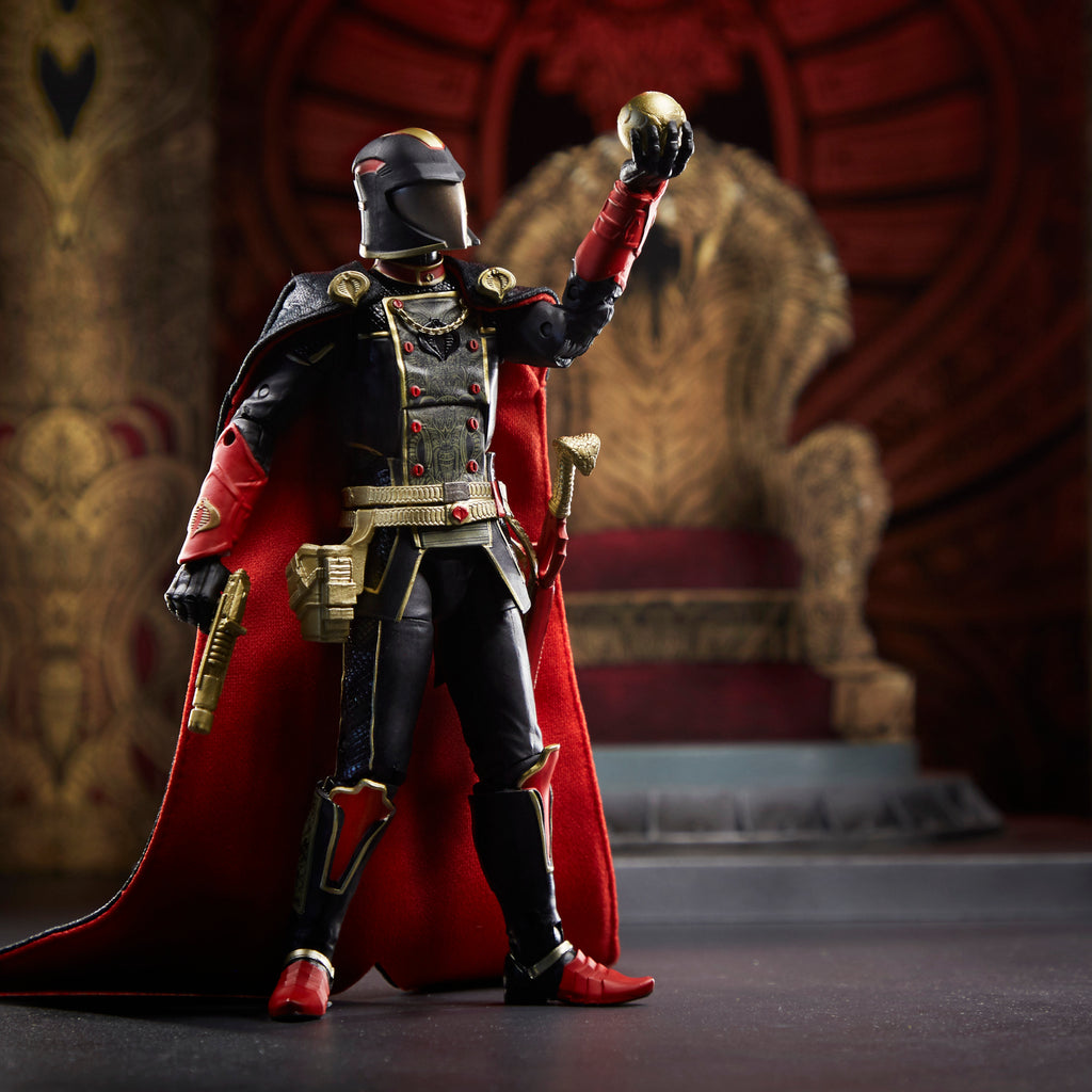 G.I. Joe Classified Series Snake Supreme Cobra Commander Action Figure #09 Collectible Toy with Multiple Accessories