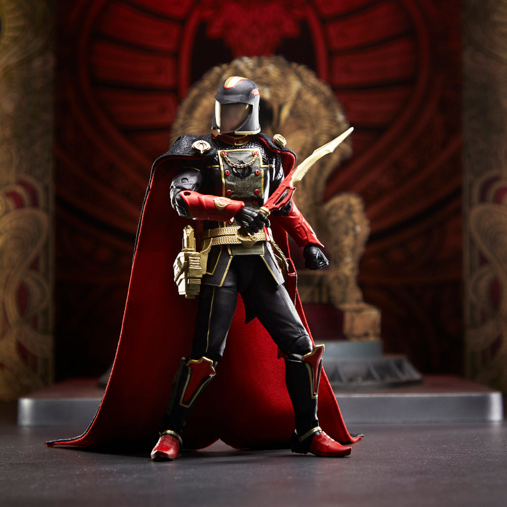 G.I. Joe Classified Series Snake Supreme Cobra Commander Action Figure #09 Collectible Toy with Multiple Accessories