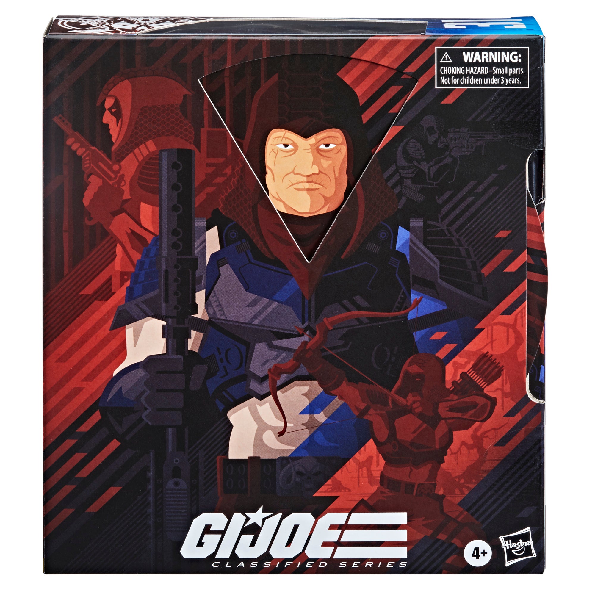 G.I. Joe Classified Series Master of Disguise Zartan box packaging front view with Tom Whalen and Derek Ring art