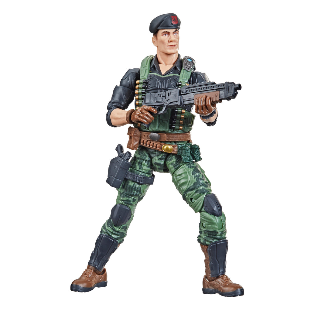 G.I. Joe Classified Series Flint figure on white background with accessories