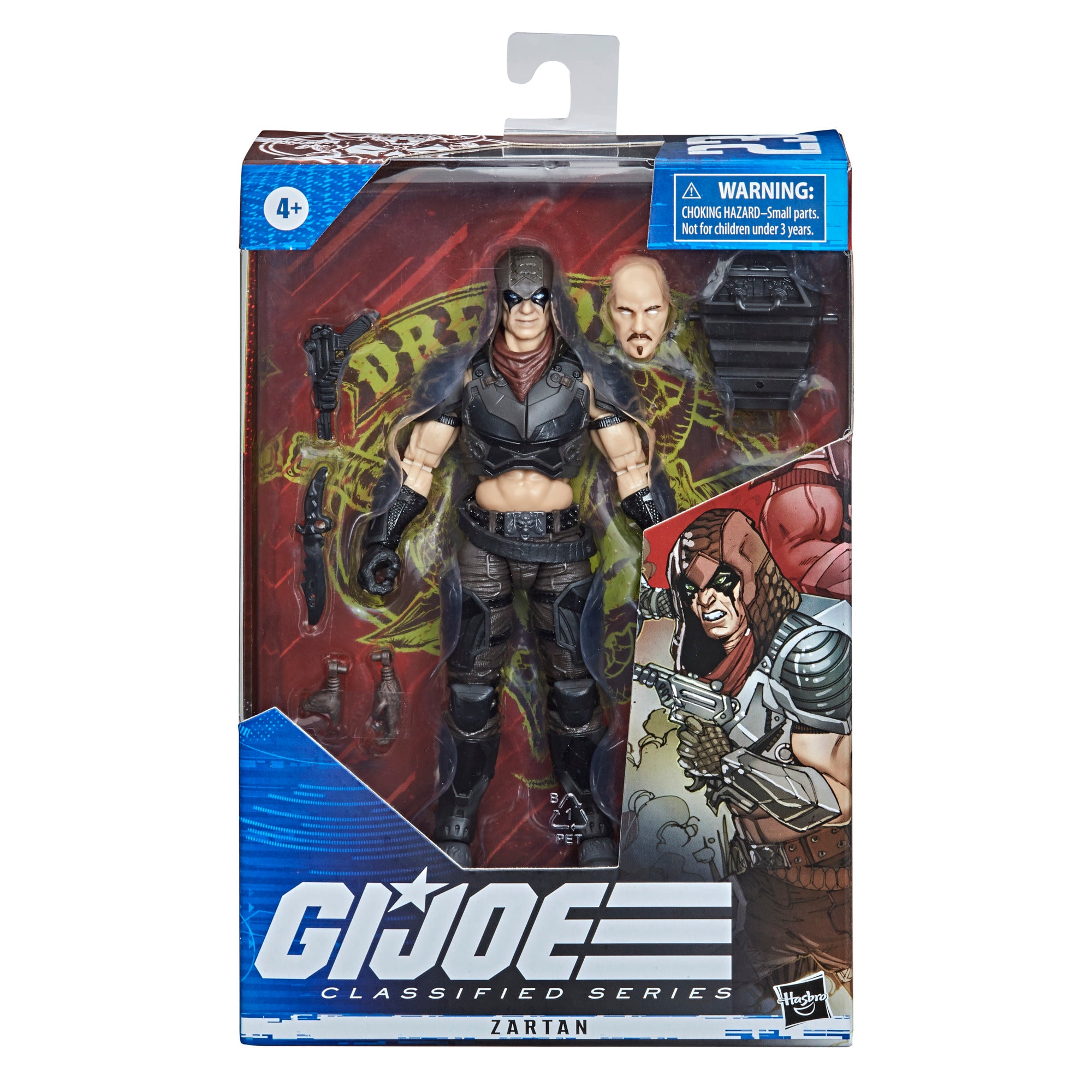 G.I. Joe Classified Series Zartan Special Missions Cobra Island box packaging front view