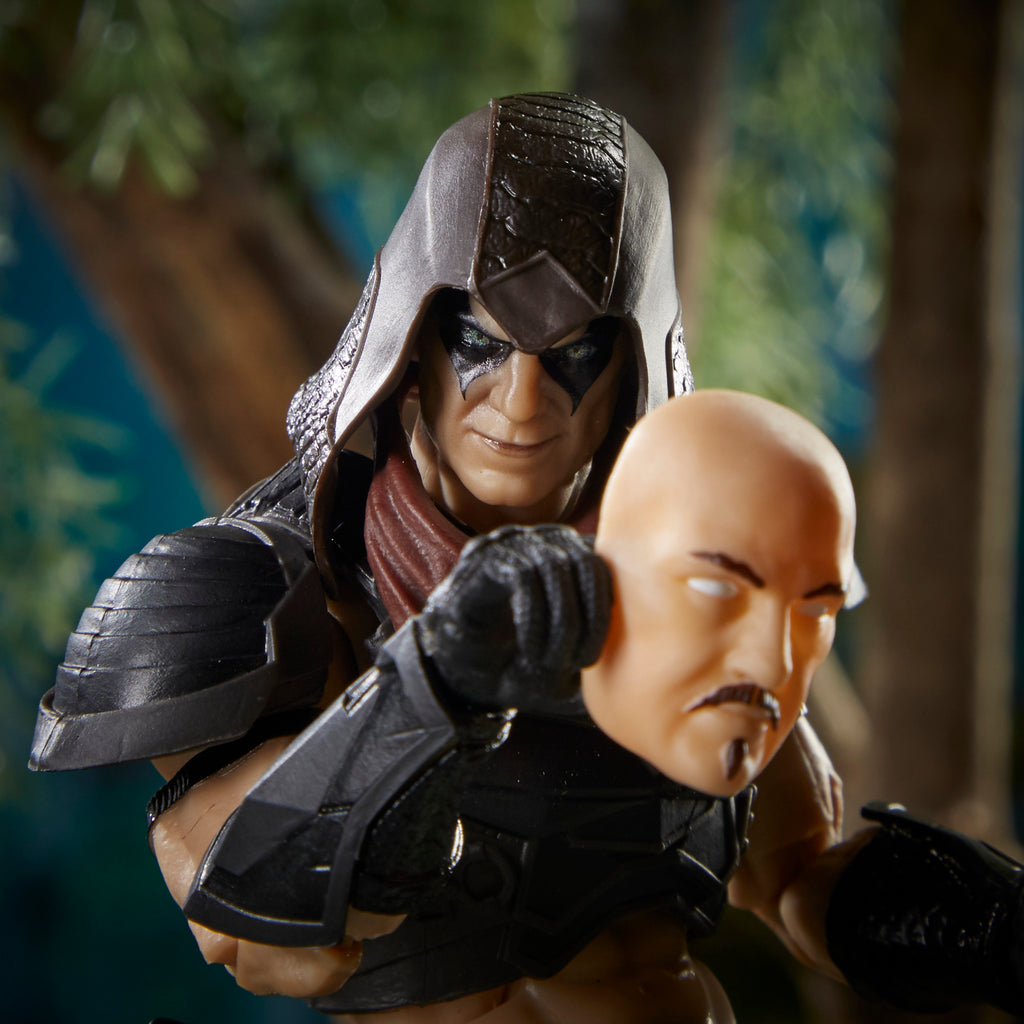 G.I. Joe Classified Series Zartan standing in jungle diorama scene