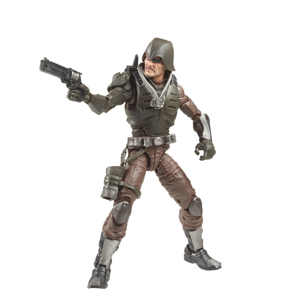 G.I. Joe Classified Series Major Bludd white background pose with chain claw raised