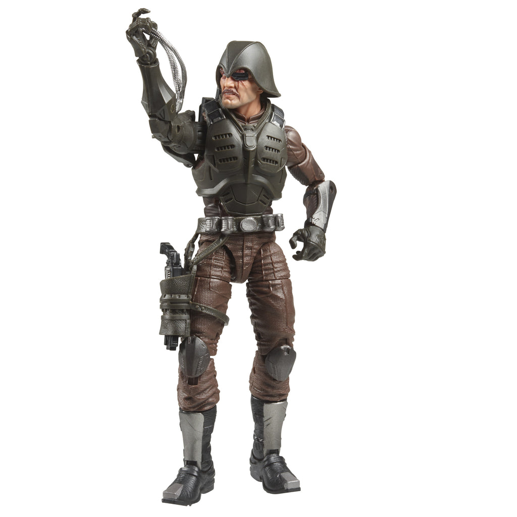 G.I. Joe Classified Series Major Bludd white background action pose dual wielding pistols