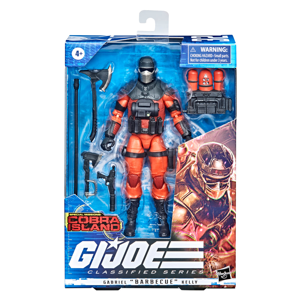 G.I. Joe Classified Series Barbecue Special Missions Cobra Island box packaging front view with John Giang art