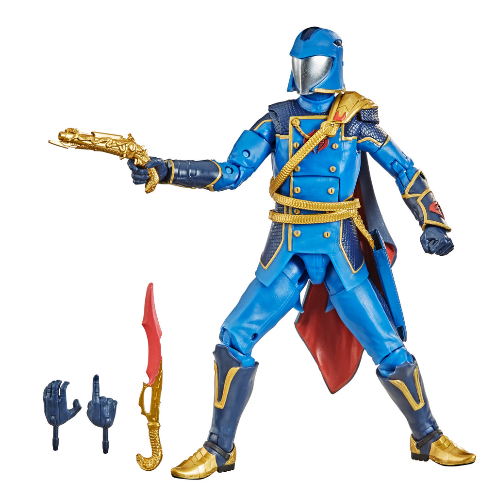 G.I. Joe Classified Series Cobra Commander Regal Variant Action Figure #06 Collectible Toy with Multiple Accessories
