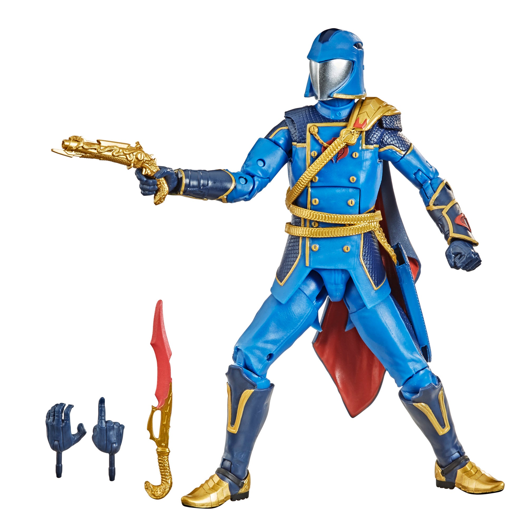 G.I. Joe Classified Series Cobra Commander Regal Variant Action Figure #06 Collectible Toy with Multiple Accessories