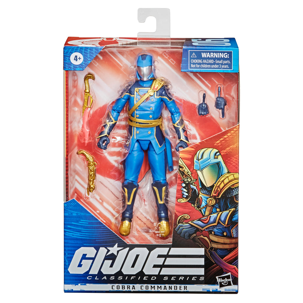 G.I. Joe Classified Series Cobra Commander Regal Variant Action Figure #06 Collectible Toy with Multiple Accessories
