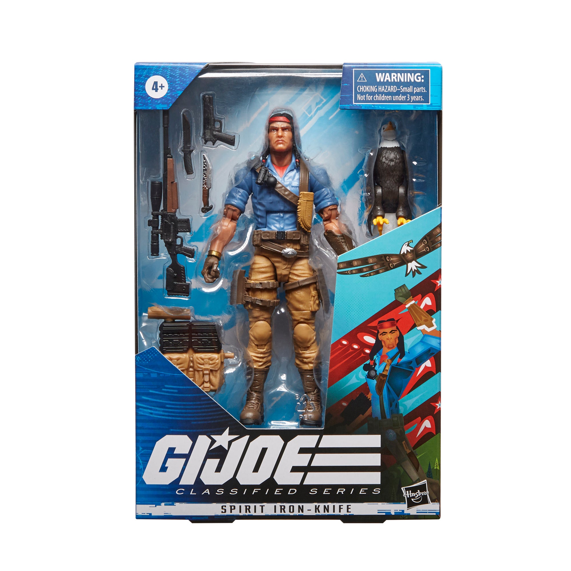 G.I. Joe Classified Series Spirit Iron-Knife box packaging front view with Jeffrey Veregge art