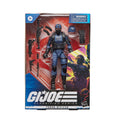 G.I. Joe Classified Series Cobra Officer box packaging front view with François Coutu art and 9 accessories visible