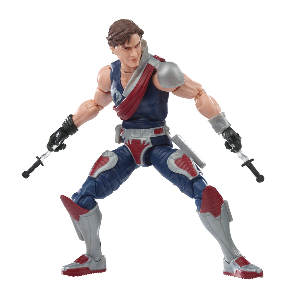 G.I. Joe Classified Series Xamot Paoli box packaging front view with Valentina Remenar art showing figure and 5 accessories