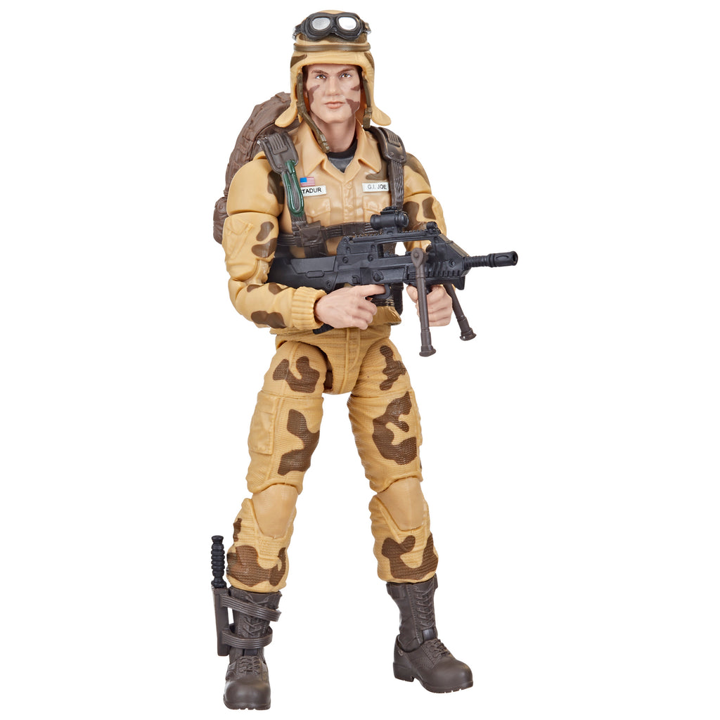 G.I. Joe Classified Series Dusty packaging detail shot close-up