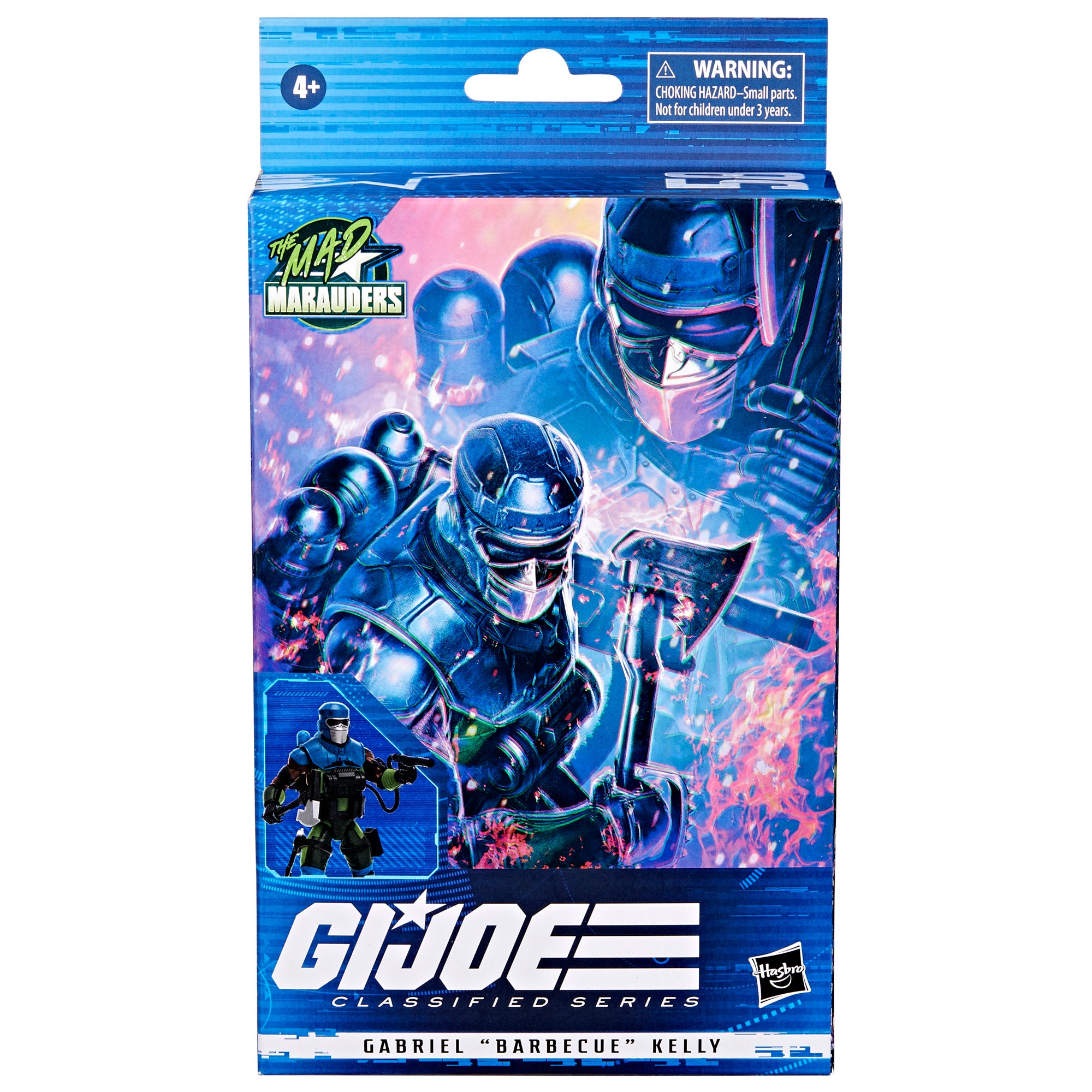 G.I. Joe Classified Series Mad Marauders Barbecue #58 box packaging front with John Giang custom art