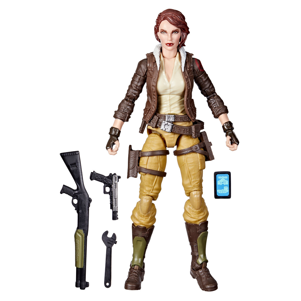 G.I. Joe Classified Series Cover Girl white background main shot with box
