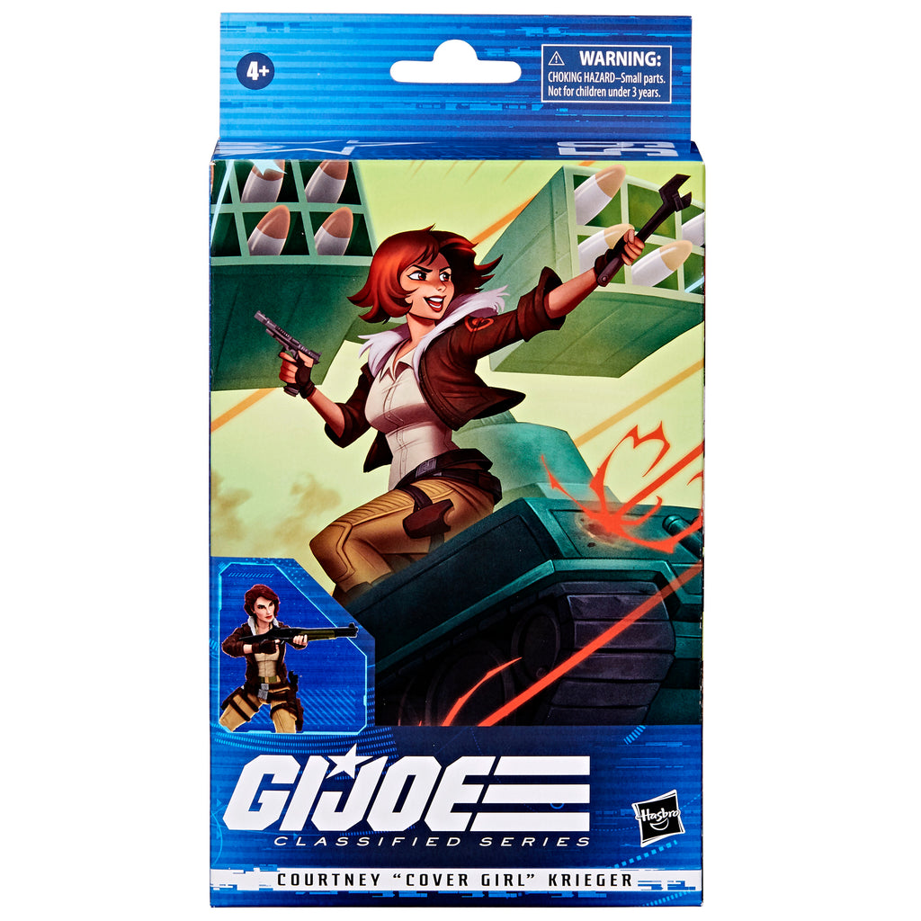 G.I. Joe Classified Series Cover Girl #59 box packaging front with Hedvig Häggman-Sund custom art