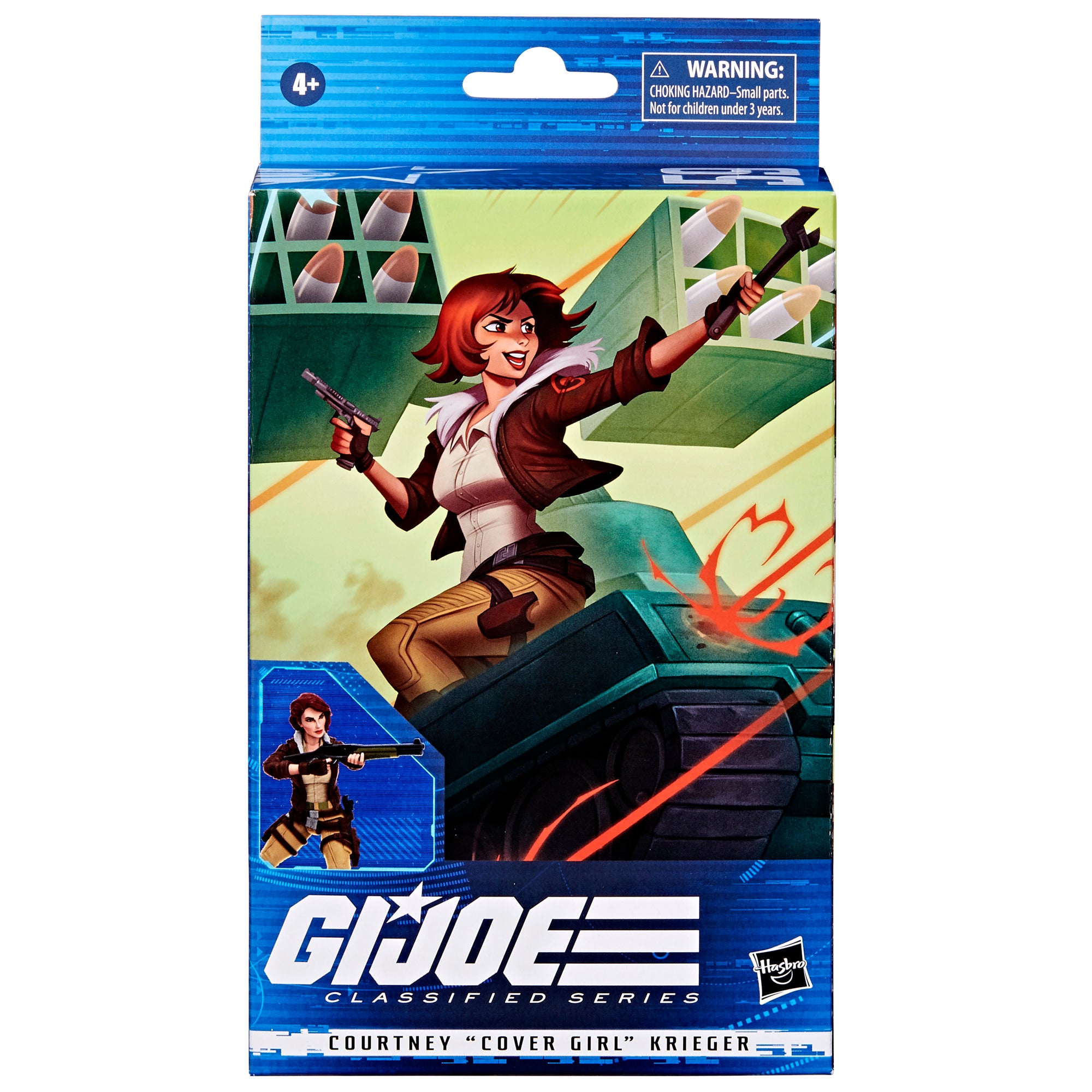 G.I. Joe Classified Series Cover Girl #59 box packaging front with Hedvig Häggman-Sund custom art