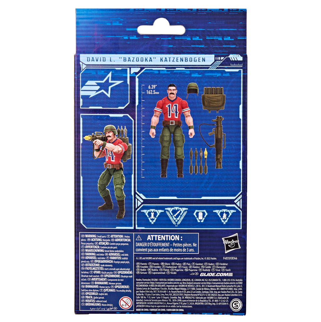 G.I. Joe Classified Series #62, David L. "Bazooka" Katzenbogen Action Figure