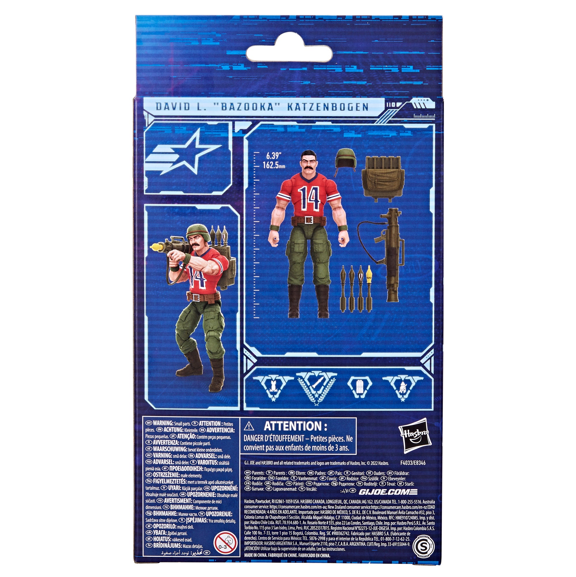 G.I. Joe Classified Series #62, David L. "Bazooka" Katzenbogen Action Figure