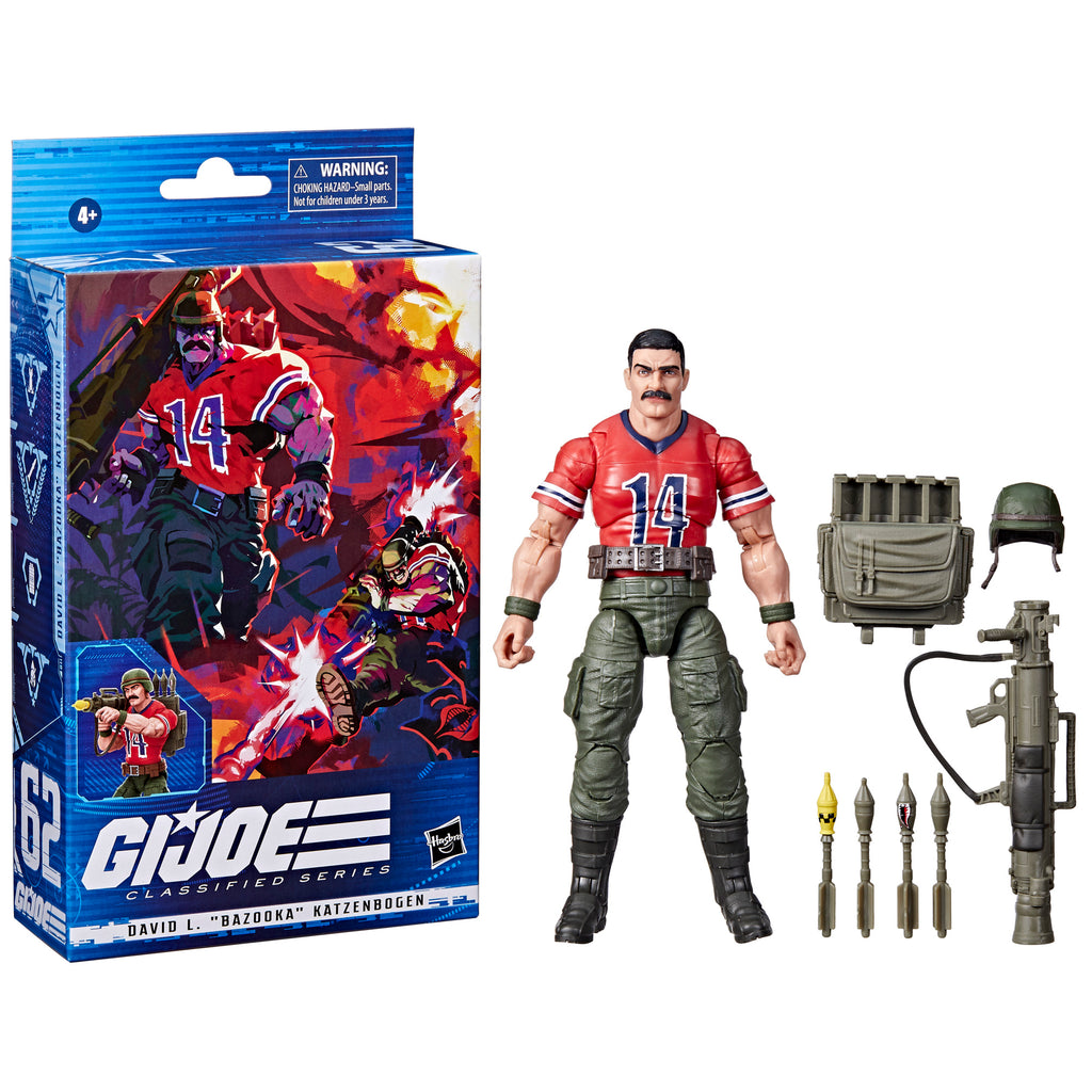 G.I. Joe Classified Series #62, David L. "Bazooka" Katzenbogen Action Figure