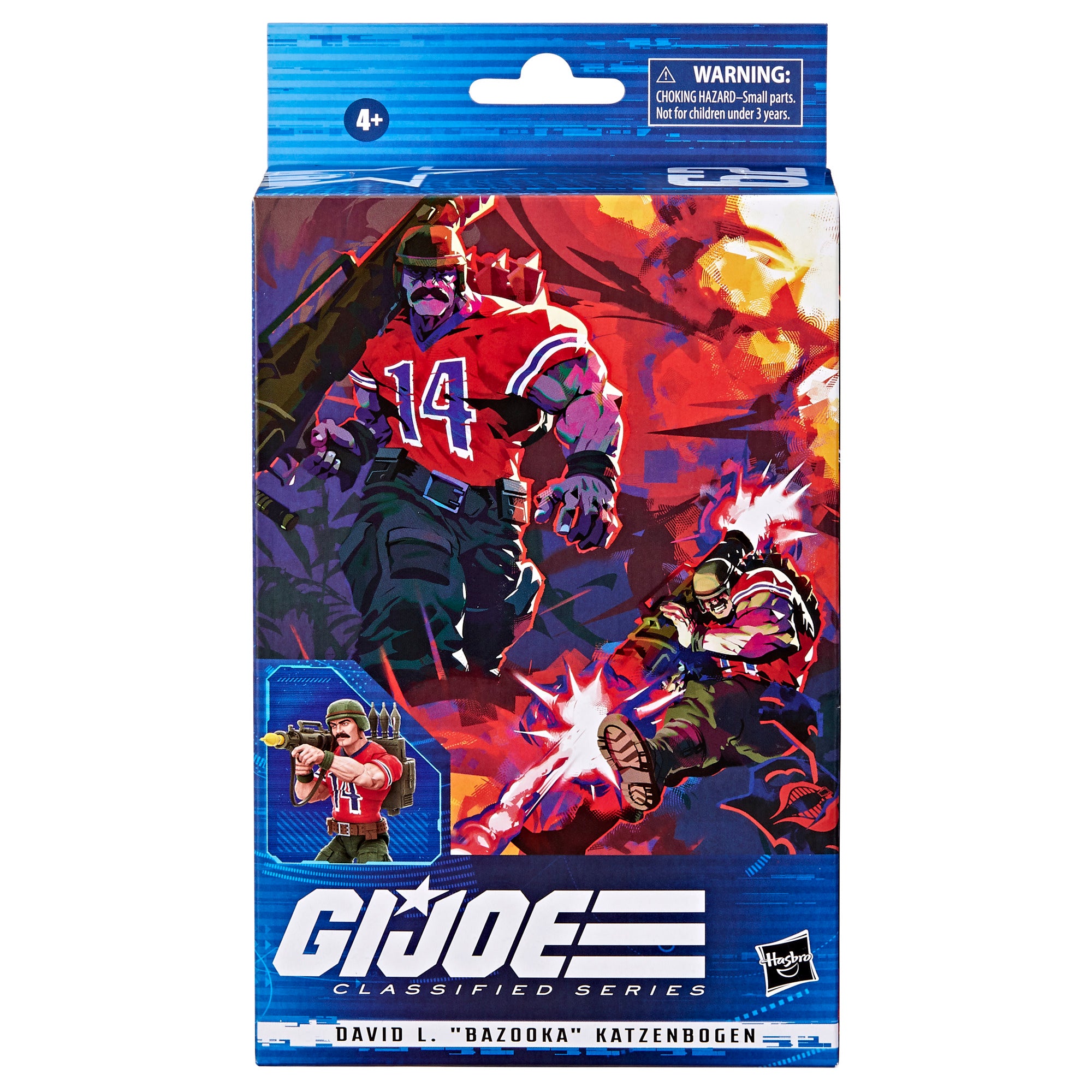 G.I. Joe Classified Series #62, David L. "Bazooka" Katzenbogen Action Figure