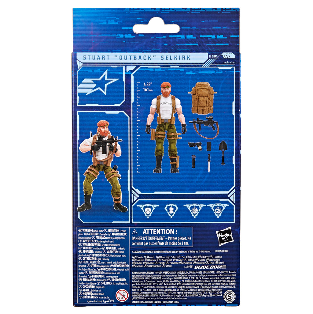 G.I. Joe Classified Series #63, Stuart "Outback" Selkirk Action Figure