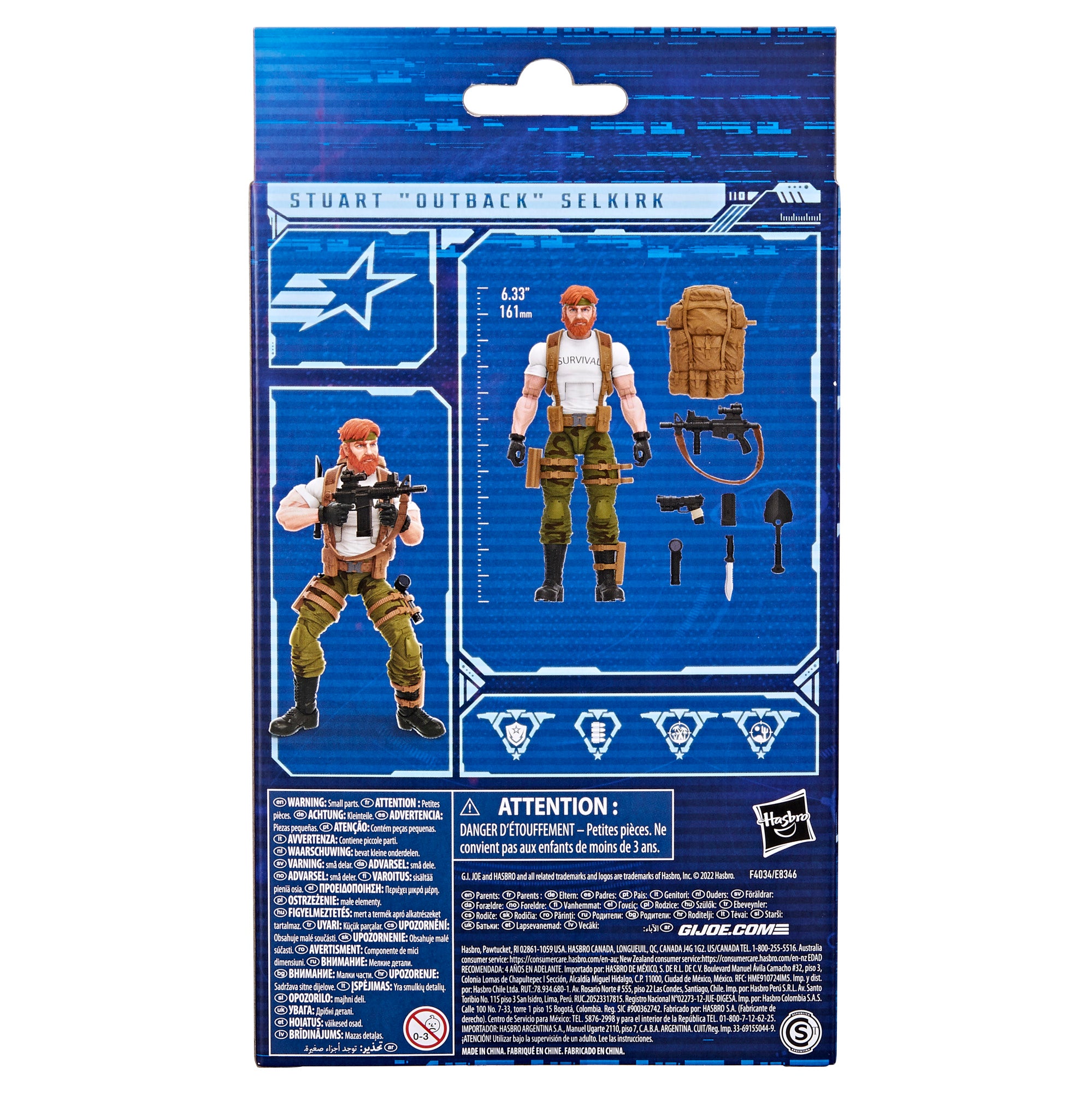 G.I. Joe Classified Series #63, Stuart "Outback" Selkirk Action Figure