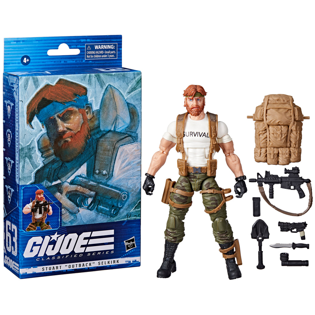G.I. Joe Classified Series #63, Stuart "Outback" Selkirk Action Figure