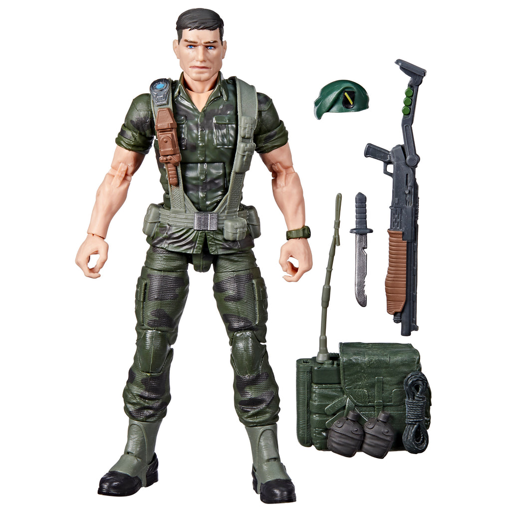 G.I. Joe Classified Series Falcon white background main shot with box